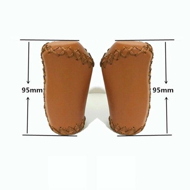 Bicycle Locking Grip Wear - Resistant Leather Non - Slip Grip Cover Mountain Bike Handlebar Lock - on Bike Handlebar Grips Locking Non - Slip - PU Bicycle Handle Grip Widen Holding Surface For Cycling Mountain And Bicycles Accessories - UrbanCycling.com