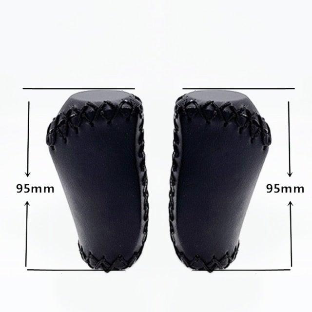 Bicycle Locking Grip Wear - Resistant Leather Non - Slip Grip Cover Mountain Bike Handlebar Lock - on Bike Handlebar Grips Locking Non - Slip - PU Bicycle Handle Grip Widen Holding Surface For Cycling Mountain And Bicycles Accessories - UrbanCycling.com