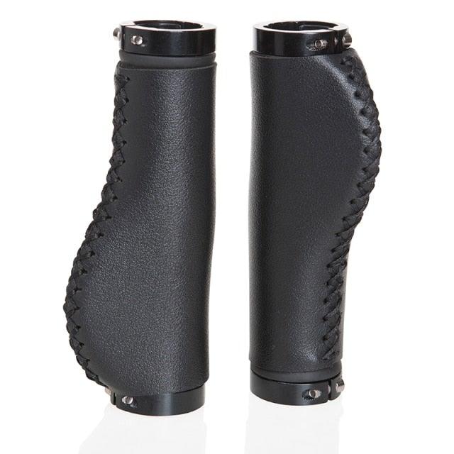 Bicycle Locking Grip Wear - Resistant Leather Non - Slip Grip Cover Mountain Bike Handlebar Lock - on Bike Handlebar Grips Locking Non - Slip - PU Bicycle Handle Grip Widen Holding Surface For Cycling Mountain And Bicycles Accessories - UrbanCycling.com