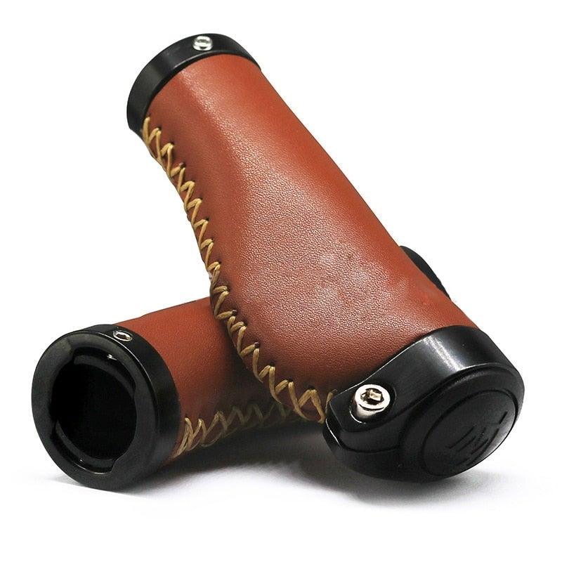 Bicycle Locking Grip Wear - Resistant Leather Non - Slip Grip Cover Mountain Bike Handlebar Lock - on Bike Handlebar Grips Locking Non - Slip - PU Bicycle Handle Grip Widen Holding Surface For Cycling Mountain And Bicycles Accessories - UrbanCycling.com