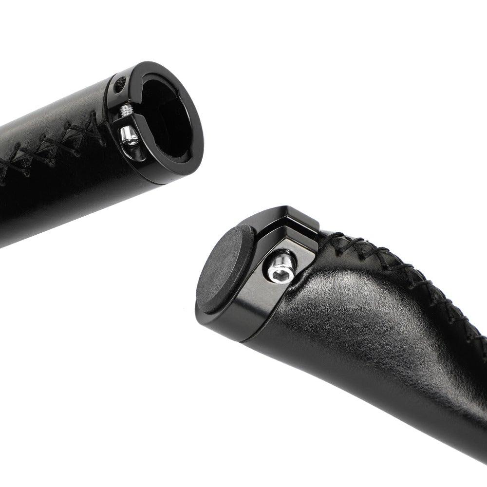 Bicycle Locking Grip Wear - Resistant Leather Non - Slip Grip Cover Mountain Bike Handlebar Lock - on Bike Handlebar Grips Locking Non - Slip - PU Bicycle Handle Grip Widen Holding Surface For Cycling Mountain And Bicycles Accessories - UrbanCycling.com