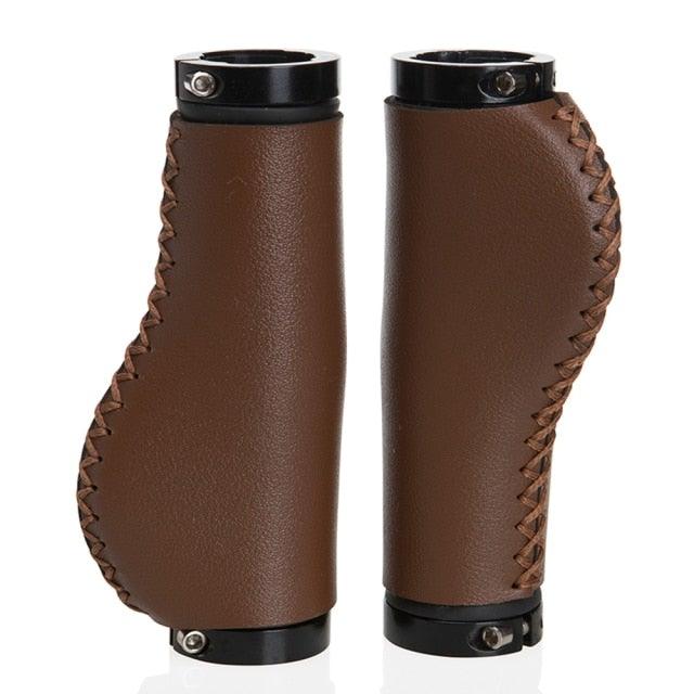 Bicycle Locking Grip Wear - Resistant Leather Non - Slip Grip Cover Mountain Bike Handlebar Lock - on Bike Handlebar Grips Locking Non - Slip - PU Bicycle Handle Grip Widen Holding Surface For Cycling Mountain And Bicycles Accessories - UrbanCycling.com