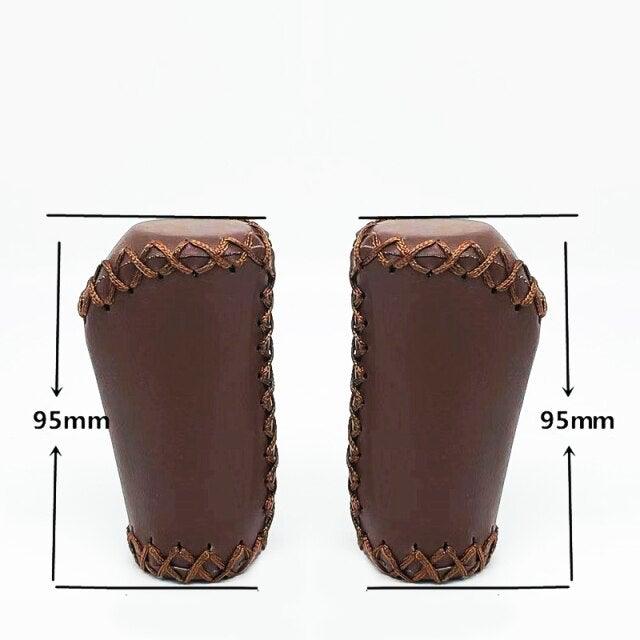 Bicycle Locking Grip Wear - Resistant Leather Non - Slip Grip Cover Mountain Bike Handlebar Lock - on Bike Handlebar Grips Locking Non - Slip - PU Bicycle Handle Grip Widen Holding Surface For Cycling Mountain And Bicycles Accessories - UrbanCycling.com