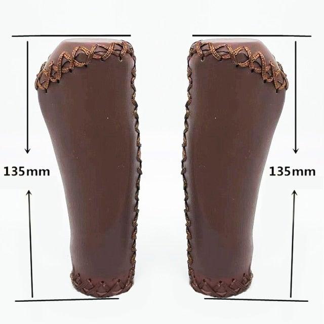 Bicycle Locking Grip Wear - Resistant Leather Non - Slip Grip Cover Mountain Bike Handlebar Lock - on Bike Handlebar Grips Locking Non - Slip - PU Bicycle Handle Grip Widen Holding Surface For Cycling Mountain And Bicycles Accessories - UrbanCycling.com