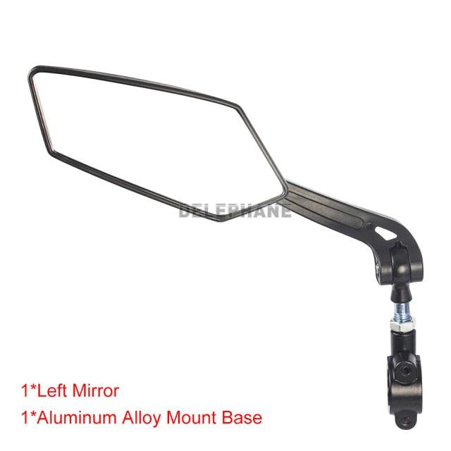 Bicycle Rear View Mirror Bike Scooter Clear Back Sight Reflector Adjustable Rotatable Handlebar Cycling Mirror HD Safety Bicycle Cycling Rearview Mirror And New Scratch Resistant Convex Lens Universal Adjustable Rotatable Handlebar Glass Lens Mirror - UrbanCycling.com