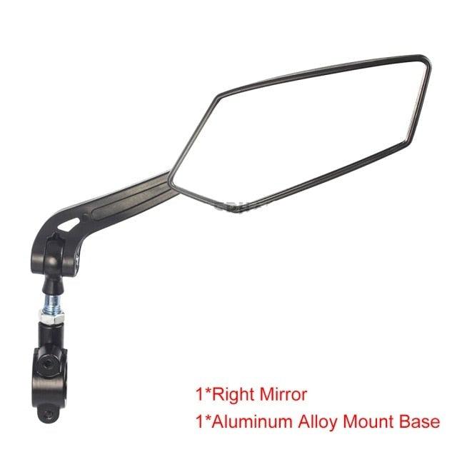 Bicycle Rear View Mirror Bike Scooter Clear Back Sight Reflector Adjustable Rotatable Handlebar Cycling Mirror HD Safety Bicycle Cycling Rearview Mirror And New Scratch Resistant Convex Lens Universal Adjustable Rotatable Handlebar Glass Lens Mirror - UrbanCycling.com