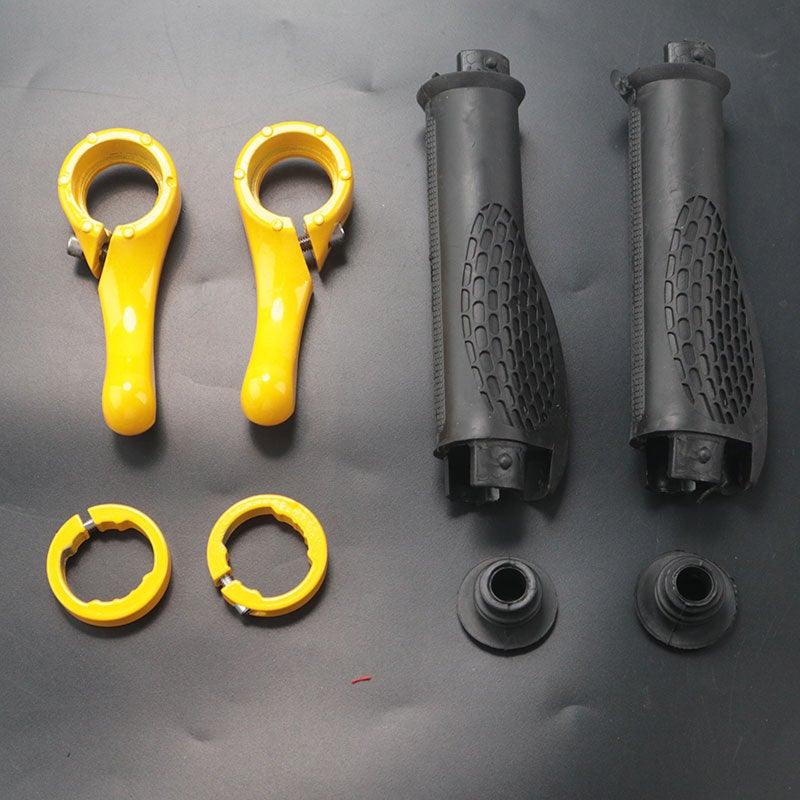 Bicycle Skid - Proof Grips Bicycle Grip Handlebar End Cap Aluminium Alloy Lock Mountain Handle Bar Grip Anti - Skid Rubber Ergonomic Anti - slip Handlebar Grips For Bicycle Mountain Bike Handle Bar With Non - Slip Grip - UrbanCycling.com