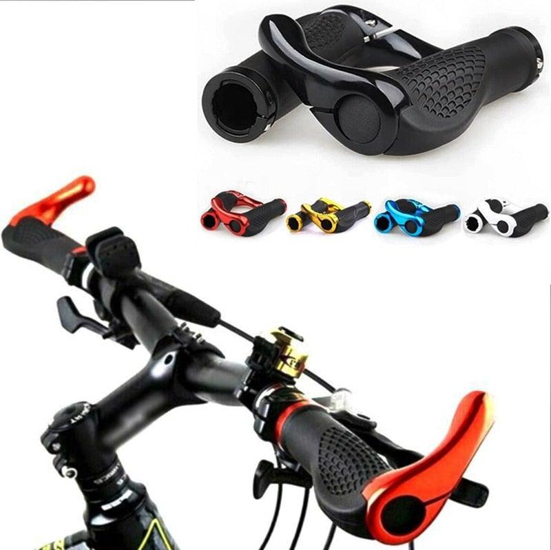 Bicycle Skid - Proof Grips Bicycle Grip Handlebar End Cap Aluminium Alloy Lock Mountain Handle Bar Grip Anti - Skid Rubber Ergonomic Anti - slip Handlebar Grips For Bicycle Mountain Bike Handle Bar With Non - Slip Grip - UrbanCycling.com