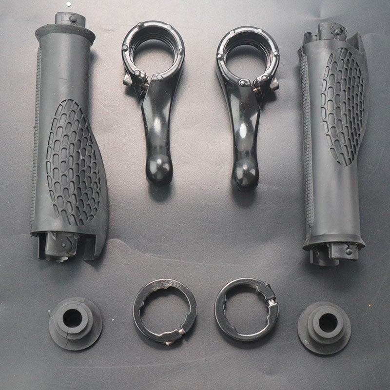 Bicycle Skid - Proof Grips Bicycle Grip Handlebar End Cap Aluminium Alloy Lock Mountain Handle Bar Grip Anti - Skid Rubber Ergonomic Anti - slip Handlebar Grips For Bicycle Mountain Bike Handle Bar With Non - Slip Grip - UrbanCycling.com