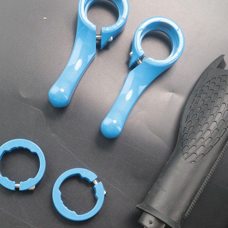 Bicycle Skid - Proof Grips Bicycle Grip Handlebar End Cap Aluminium Alloy Lock Mountain Handle Bar Grip Anti - Skid Rubber Ergonomic Anti - slip Handlebar Grips For Bicycle Mountain Bike Handle Bar With Non - Slip Grip - UrbanCycling.com