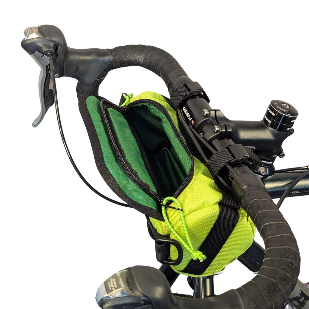 Bigmouth Burrito Handlebar Bag - Ski Lime Green - UrbanCycling.com