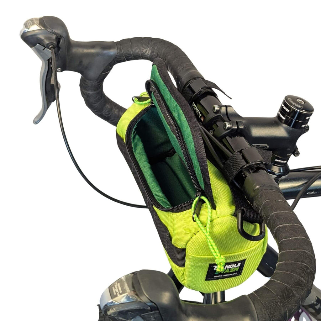 Bigmouth Burrito Handlebar Bag - Ski Lime Green - UrbanCycling.com
