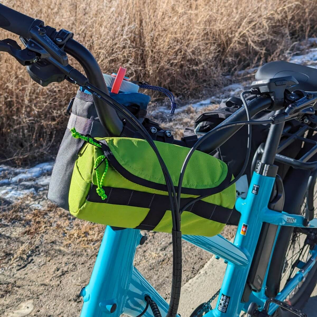 Bigmouth Burrito Handlebar Bag - Ski Lime Green - UrbanCycling.com