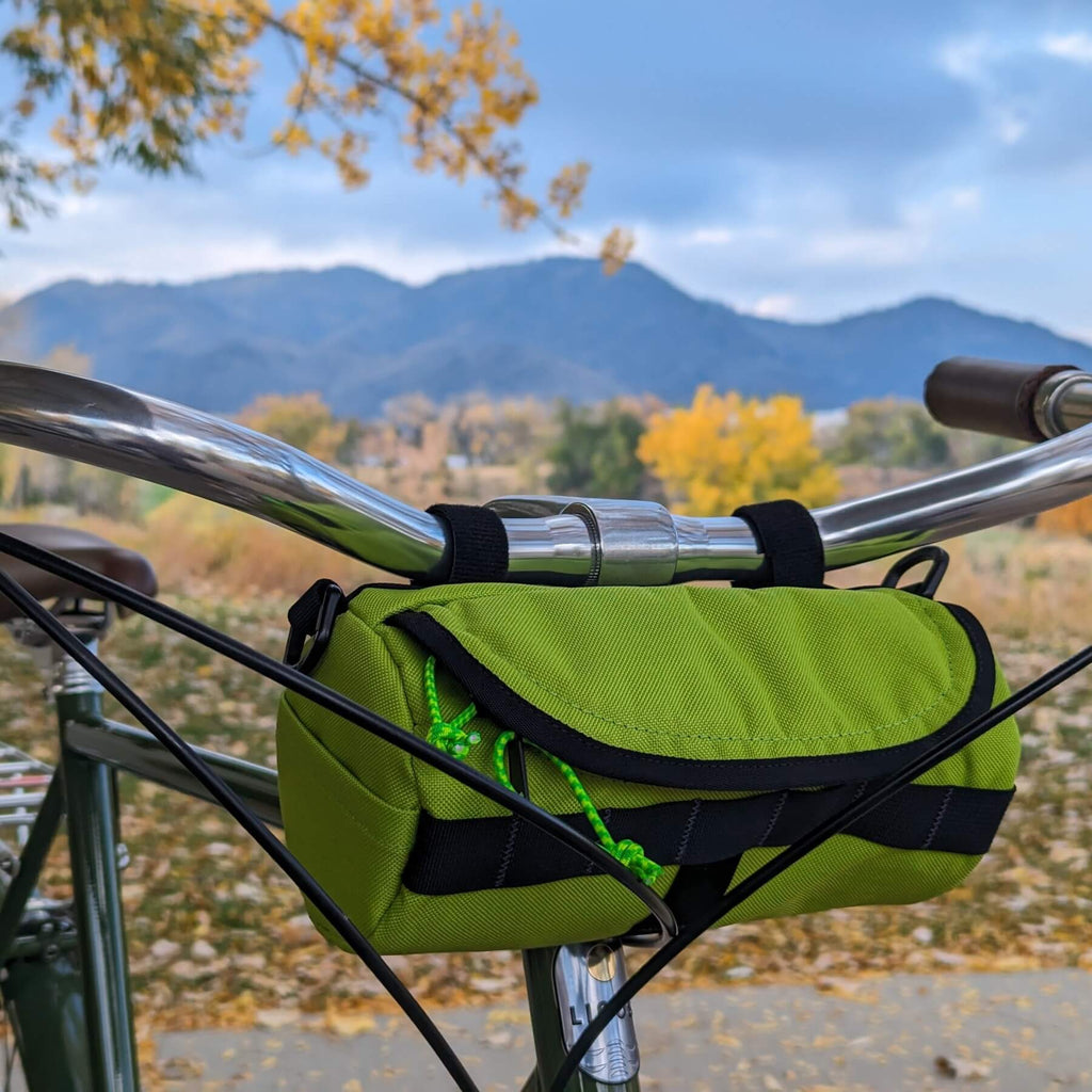 Bigmouth Burrito Handlebar Bag - Ski Lime Green - UrbanCycling.com