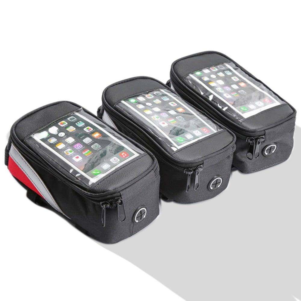 Bike Bag Bicycle Bag Phone Case For Bicycle Cycling Mobile Bike Accessories Head Tube Cell Mobile Phone Bag Case Waterproof Bike Handlebar Bag Bicycle Phone Mount Bicycle Phone Mount Holder Pouch Bag Cycling Frame - UrbanCycling.com