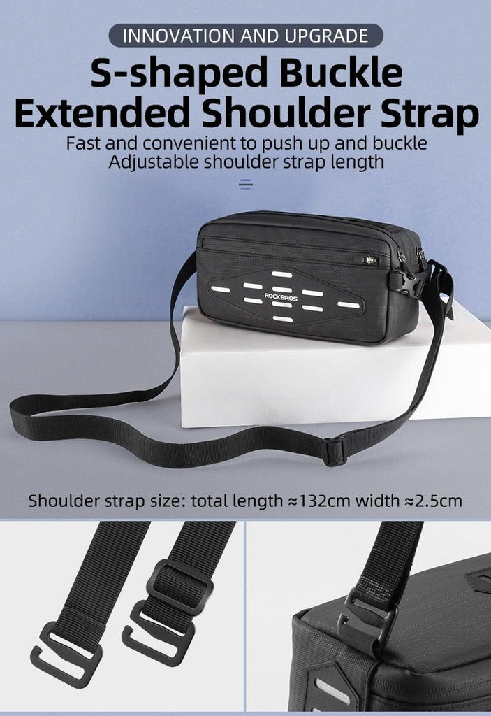 Bike Bag Front Bicycle Portable Handlebar Multi - purpose Large Capacity Backpack Road Cycling Frame Tube Bag Bike Handlebar Bag Front Frame Bag Bike Basket Storage Bag Bicycle Top Tube Bag Lightweight With Shoulder Straps For Road Mountain Bike Cycling - UrbanCycling.com