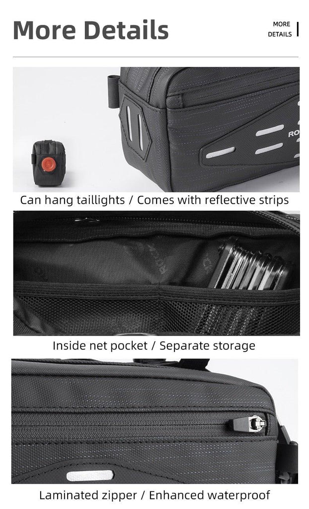 Bike Bag Front Bicycle Portable Handlebar Multi - purpose Large Capacity Backpack Road Cycling Frame Tube Bag Bike Handlebar Bag Front Frame Bag Bike Basket Storage Bag Bicycle Top Tube Bag Lightweight With Shoulder Straps For Road Mountain Bike Cycling - UrbanCycling.com