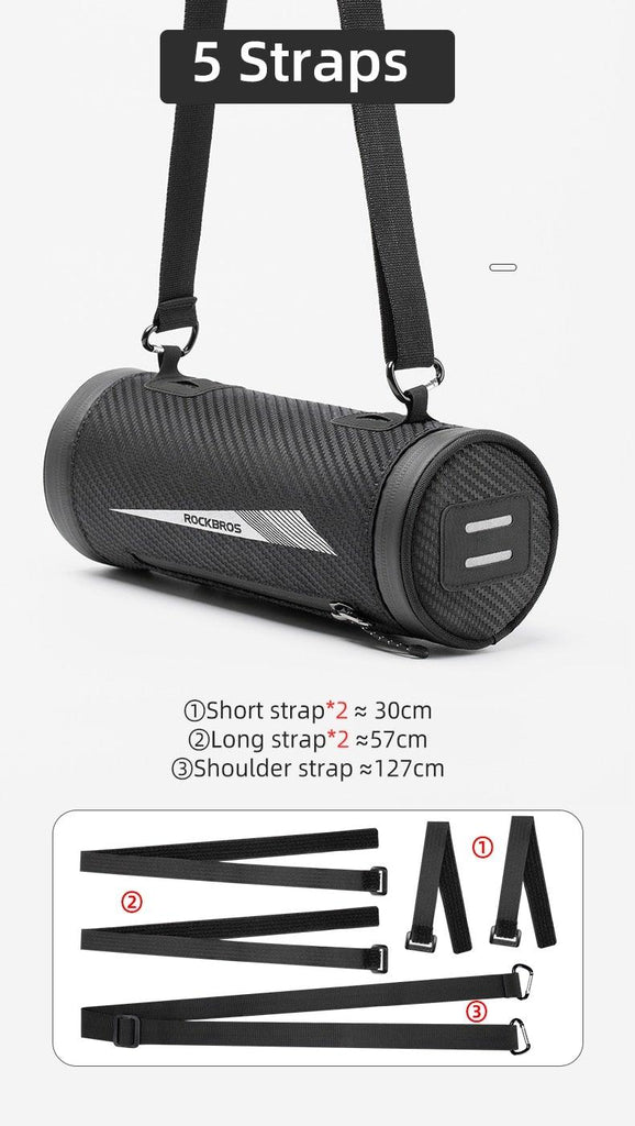 Bike Bag Front Bicycle Portable Handlebar Multi - purpose Large Capacity Backpack Road Cycling Frame Tube Bag Bike Handlebar Bag Front Frame Bag Bike Basket Storage Bag Bicycle Top Tube Bag Lightweight With Shoulder Straps For Road Mountain Bike Cycling - UrbanCycling.com