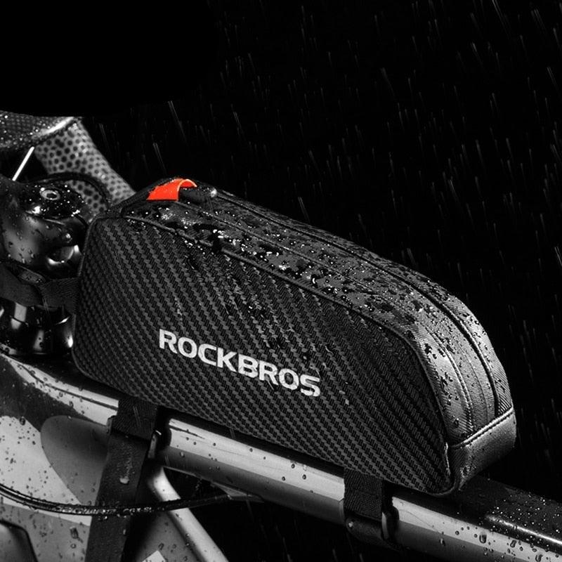 Bike Bag Waterproof Reflective Front Top Frame Tube Bag Large Capacity Ultralight Bicycle Bag Cycling Bike Top Tube Bag Front Frame Bag Water - resistant Bike Storage Bag Large Bike Pouch - UrbanCycling.com