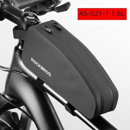 Bike Bag Waterproof Reflective Front Top Frame Tube Bag Large Capacity Ultralight Bicycle Bag Cycling Bike Top Tube Bag Front Frame Bag Water - resistant Bike Storage Bag Large Bike Pouch - UrbanCycling.com