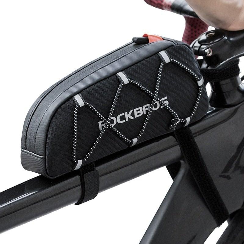 Bike Bag Waterproof Reflective Front Top Frame Tube Bag Large Capacity Ultralight Bicycle Bag Cycling Bike Top Tube Bag Front Frame Bag Water - resistant Bike Storage Bag Large Bike Pouch - UrbanCycling.com