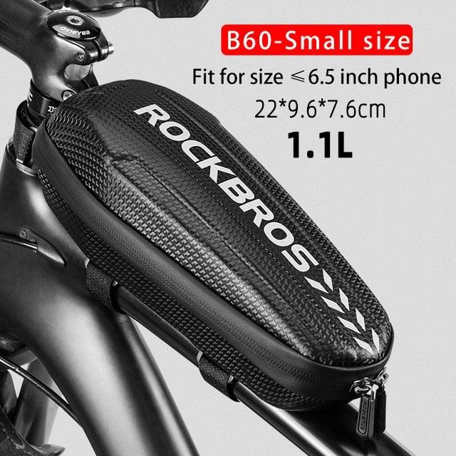 Bike Bag Waterproof Reflective Front Top Frame Tube Bag Large Capacity Ultralight Bicycle Bag Cycling Bike Top Tube Bag Front Frame Bag Water - resistant Bike Storage Bag Large Bike Pouch - UrbanCycling.com