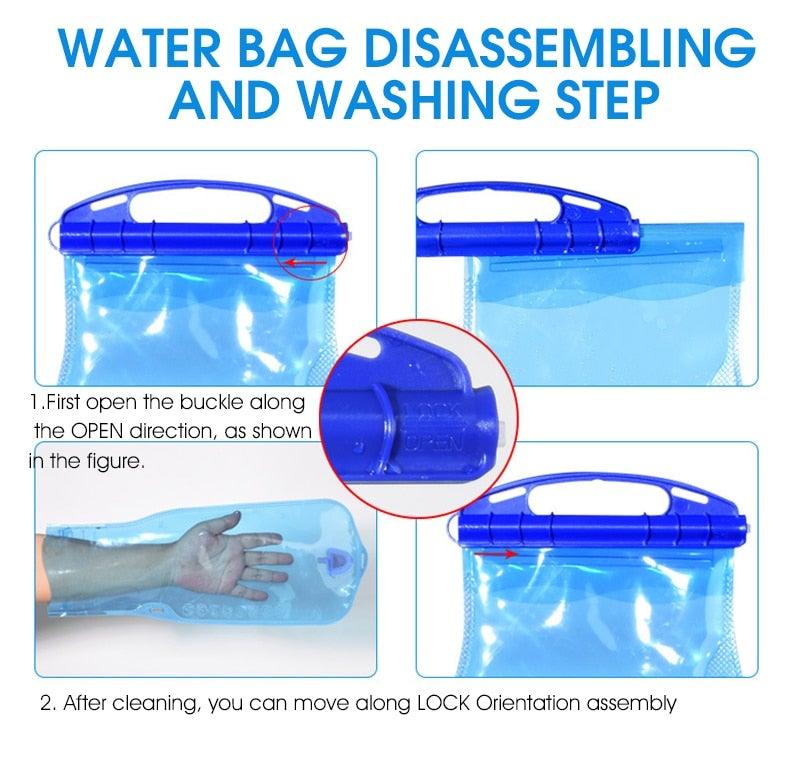 Bike Bags Portable Waterproof Backpack Cycling Water Bag Outdoor Sport Climbing Hiking Pouch Hydration Backpack Bike Backpack Mountain Biking Daypack Cycling Hiking Bicycle 10L - UrbanCycling.com