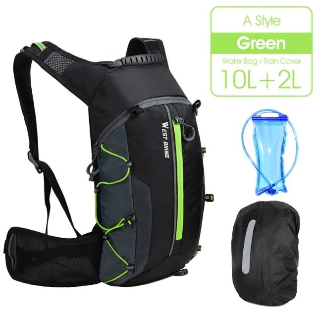 Bike Bags Portable Waterproof Backpack Cycling Water Bag Outdoor Sport Climbing Hiking Pouch Hydration Backpack Bike Backpack Mountain Biking Daypack Cycling Hiking Bicycle 10L - UrbanCycling.com