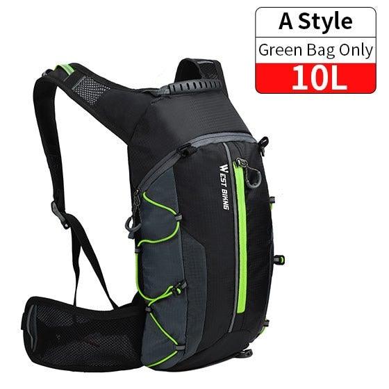 Bike Bags Portable Waterproof Backpack Cycling Water Bag Outdoor Sport Climbing Hiking Pouch Hydration Backpack Bike Backpack Mountain Biking Daypack Cycling Hiking Bicycle 10L - UrbanCycling.com
