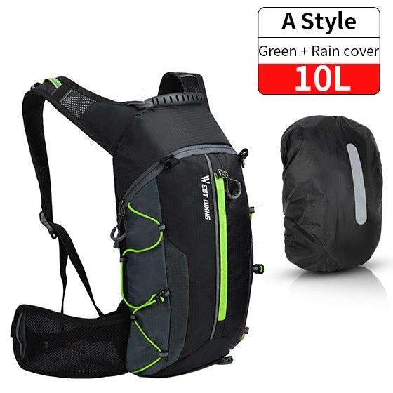 Bike Bags Portable Waterproof Backpack Cycling Water Bag Outdoor Sport Climbing Hiking Pouch Hydration Backpack Bike Backpack Mountain Biking Daypack Cycling Hiking Bicycle 10L - UrbanCycling.com