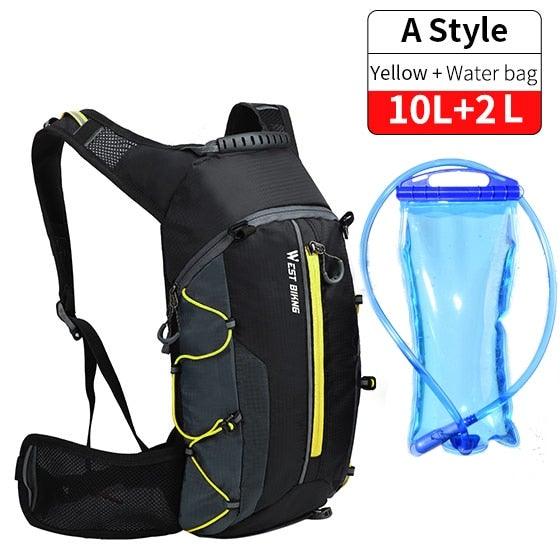 Bike Bags Portable Waterproof Backpack Cycling Water Bag Outdoor Sport Climbing Hiking Pouch Hydration Backpack Bike Backpack Mountain Biking Daypack Cycling Hiking Bicycle 10L - UrbanCycling.com
