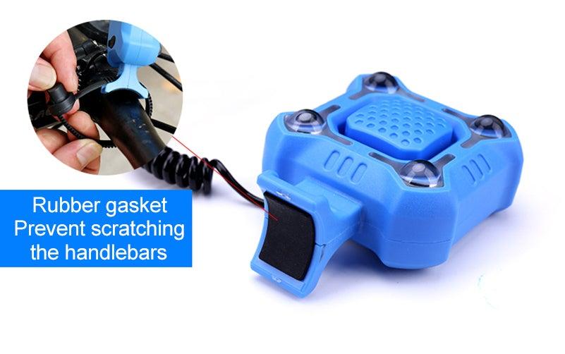 Bike Bell 4 Lamp Cycling Light 1200mAh Electric Horn Waterproof USB Charging Loud Alarm Security Bicycle Bell Bright Eyes Fully Waterproof Lumen Rechargeable Mountain Road Bike Headlight - UrbanCycling.com