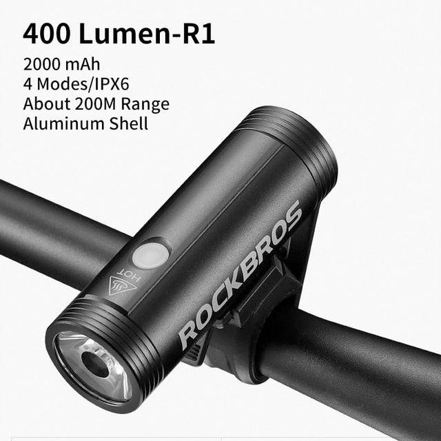 Bike Front Light Rainproof USB Rechargeable Bicycle Light Cycling Headlight LED Flashlight Bike USB Rechargeable Bicycle Light Bicycle Front Headlight LED Bike Headlight Lamp 2000mAh - UrbanCycling.com