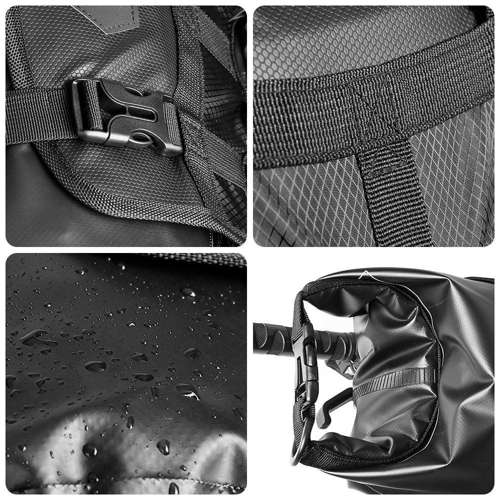 Bike Front Tube Bag Waterproof Bicycle Handlebar Basket Pack Cycling Front Frame Bicycle Accessories Waterproof Handlebar Bags Bike packing Bags Front Packs For Road Bicycles Bike Packing Accessories - UrbanCycling.com
