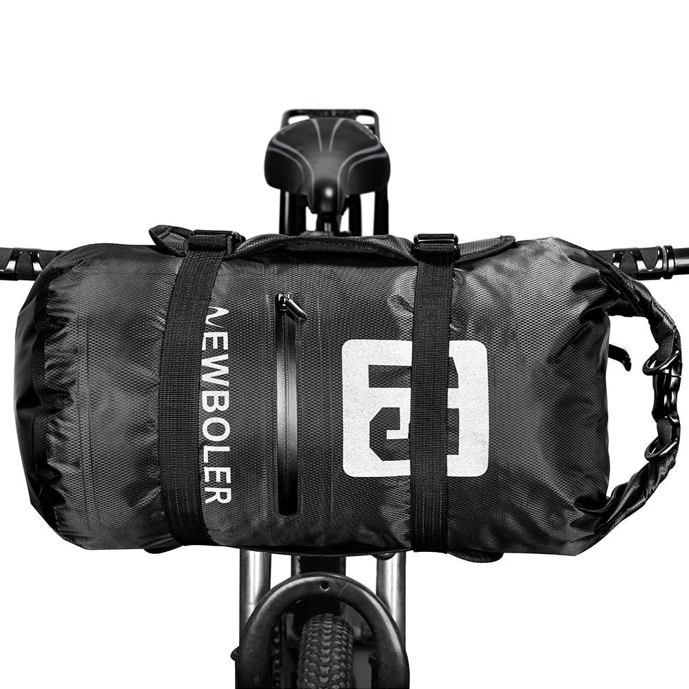 Bike Front Tube Bag Waterproof Bicycle Handlebar Basket Pack Cycling Front Frame Bicycle Accessories Waterproof Handlebar Bags Bike packing Bags Front Packs For Road Bicycles Bike Packing Accessories - UrbanCycling.com