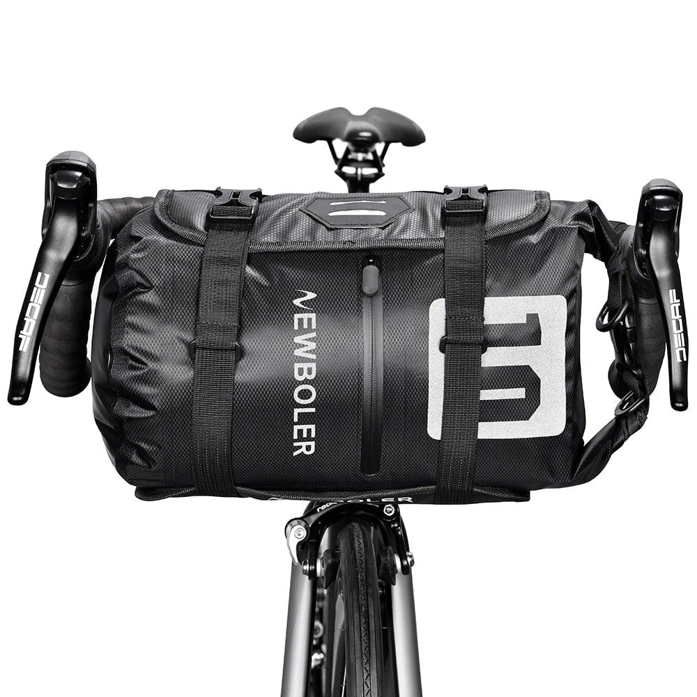 Bike Front Tube Bag Waterproof Bicycle Handlebar Basket Pack Cycling Front Frame Bicycle Accessories Waterproof Handlebar Bags Bike packing Bags Front Packs For Road Bicycles Bike Packing Accessories - UrbanCycling.com