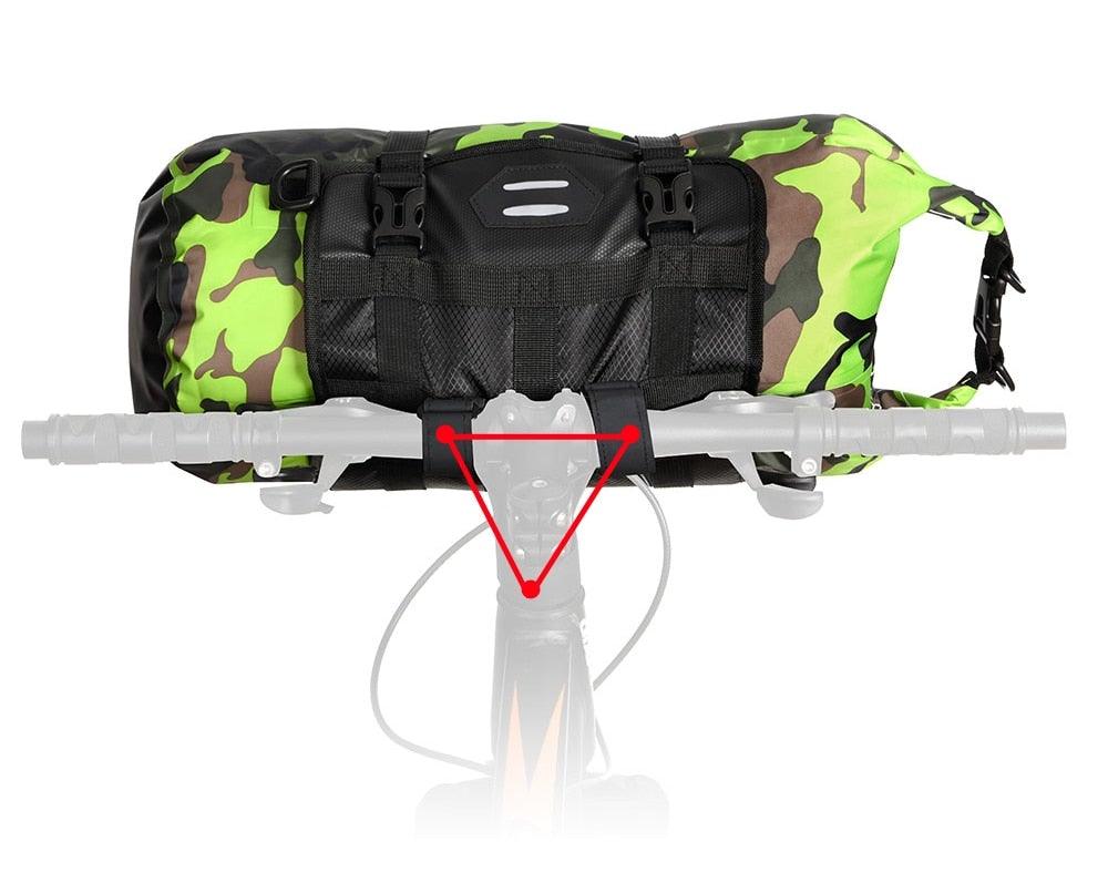 Bike Front Tube Bag Waterproof Bicycle Handlebar Basket Pack Cycling Front Frame Bicycle Accessories Waterproof Handlebar Bags Bike packing Bags Front Packs For Road Bicycles Bike Packing Accessories - UrbanCycling.com