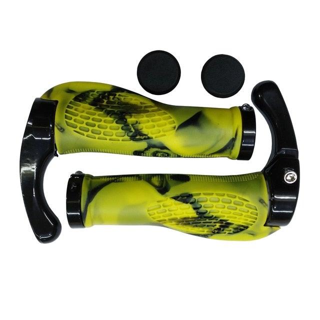 Bike Handlebar Ergonomics Bicycle Grips Bar Ends Plugs Grips Comfortable Bike Handle Grips Ergonomic Bike Grips Shock Absorption Mountain Bike Grips Non - Slip Bicycle Grips Aluminum Alloy Rings For Bicycle - UrbanCycling.com