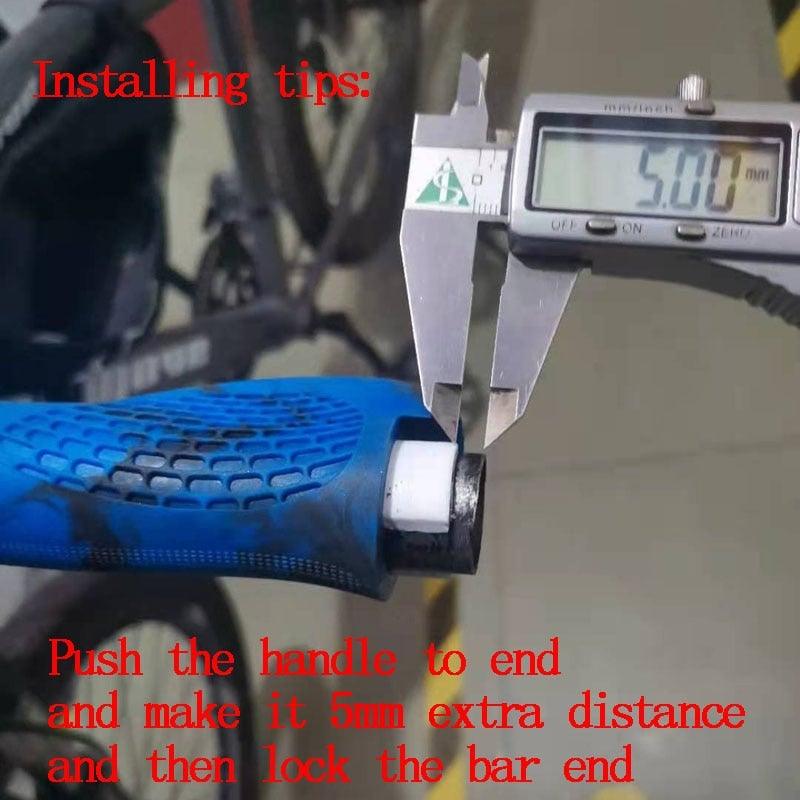Bike Handlebar Ergonomics Bicycle Grips Bar Ends Plugs Grips Comfortable Bike Handle Grips Ergonomic Bike Grips Shock Absorption Mountain Bike Grips Non - Slip Bicycle Grips Aluminum Alloy Rings For Bicycle - UrbanCycling.com