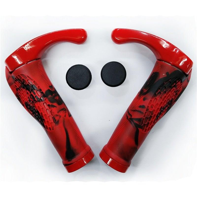 Bike Handlebar Ergonomics Bicycle Grips Bar Ends Plugs Grips Comfortable Bike Handle Grips Ergonomic Bike Grips Shock Absorption Mountain Bike Grips Non - Slip Bicycle Grips Aluminum Alloy Rings For Bicycle - UrbanCycling.com