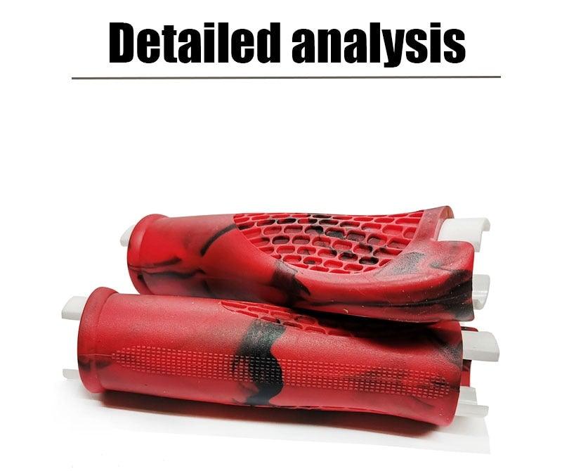 Bike Handlebar Ergonomics Bicycle Grips Bar Ends Plugs Grips Comfortable Bike Handle Grips Ergonomic Bike Grips Shock Absorption Mountain Bike Grips Non - Slip Bicycle Grips Aluminum Alloy Rings For Bicycle - UrbanCycling.com