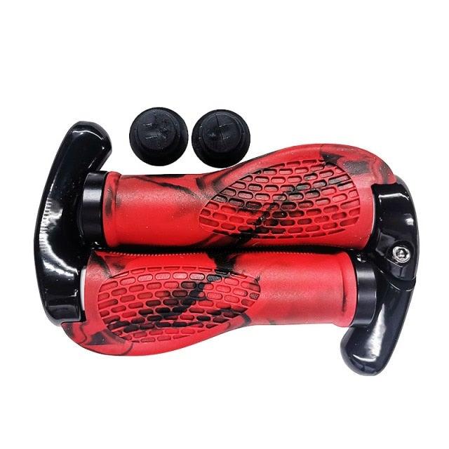 Bike Handlebar Ergonomics Bicycle Grips Bar Ends Plugs Grips Comfortable Bike Handle Grips Ergonomic Bike Grips Shock Absorption Mountain Bike Grips Non - Slip Bicycle Grips Aluminum Alloy Rings For Bicycle - UrbanCycling.com