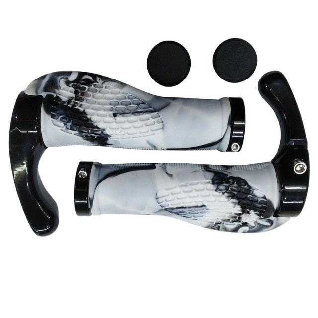 Bike Handlebar Ergonomics Bicycle Grips Bar Ends Plugs Grips Comfortable Bike Handle Grips Ergonomic Bike Grips Shock Absorption Mountain Bike Grips Non - Slip Bicycle Grips Aluminum Alloy Rings For Bicycle - UrbanCycling.com
