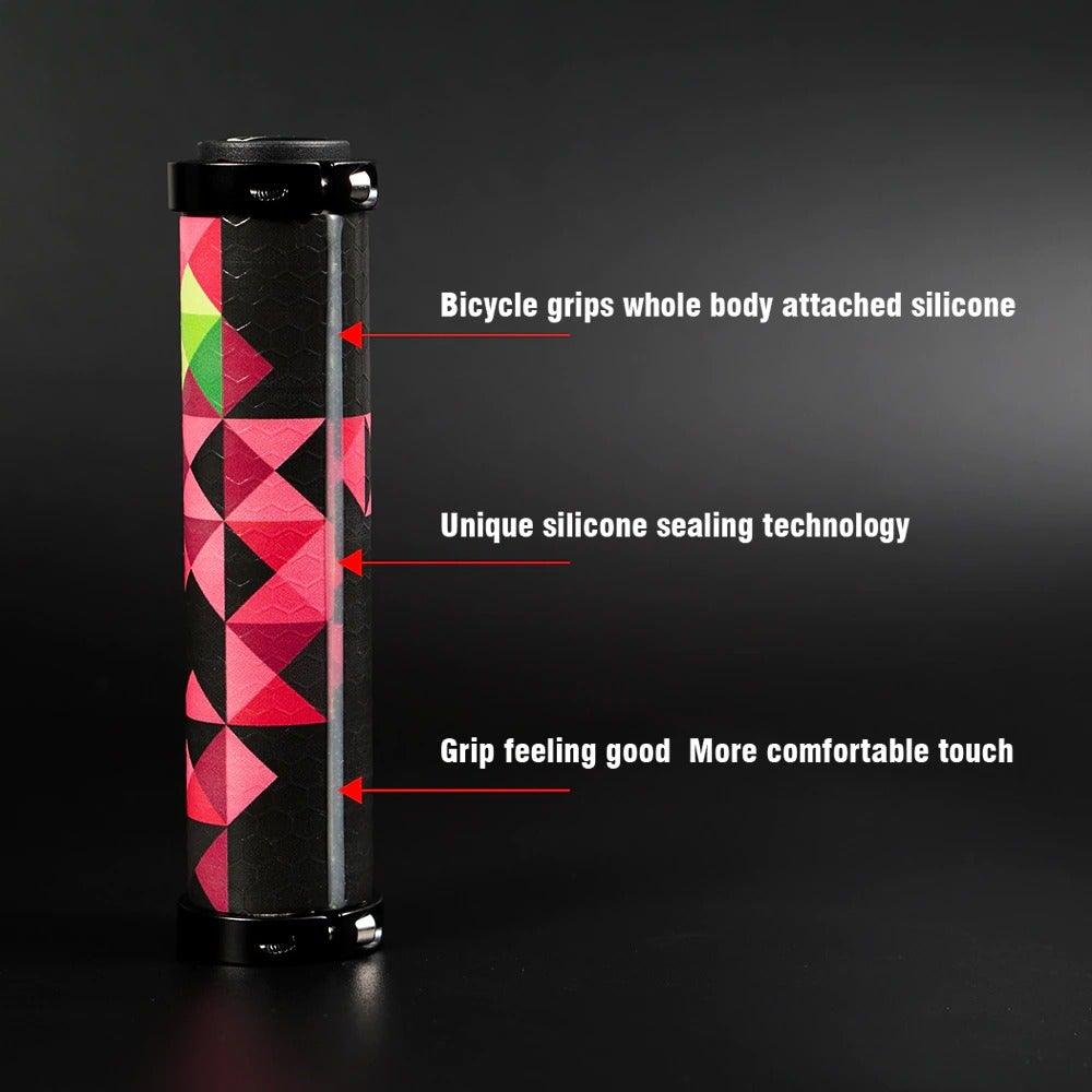 Bike Handlebar Grips Lock On Bicycle Grips MTB Gel Silicone Mountain Bike Cycling Handle Bar Grips Non - slip Lock - on Bicycle Hand Bike Grips For Mountain Bike Scooter - UrbanCycling.com