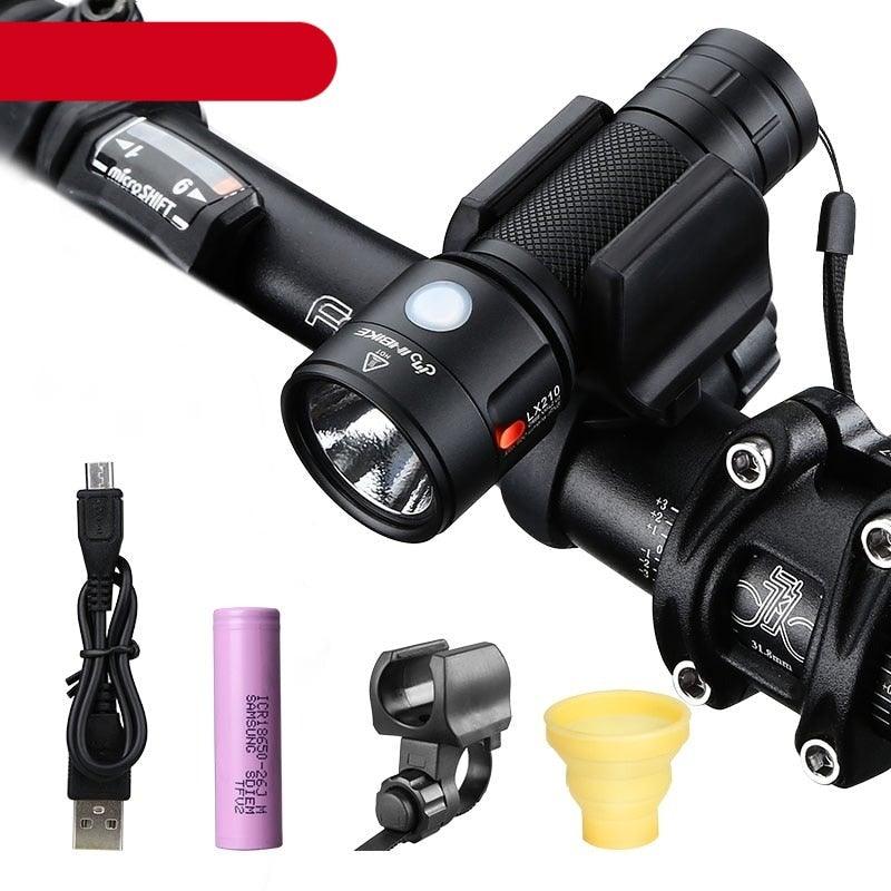 Bike Light Bicycle Flashlight LED Bike Front Light Cycling 1000 Lumens Waterproof USB Rechargeable Headlight Biking Lamp Waterproof Power Display Handheld Light For Camping - UrbanCycling.com