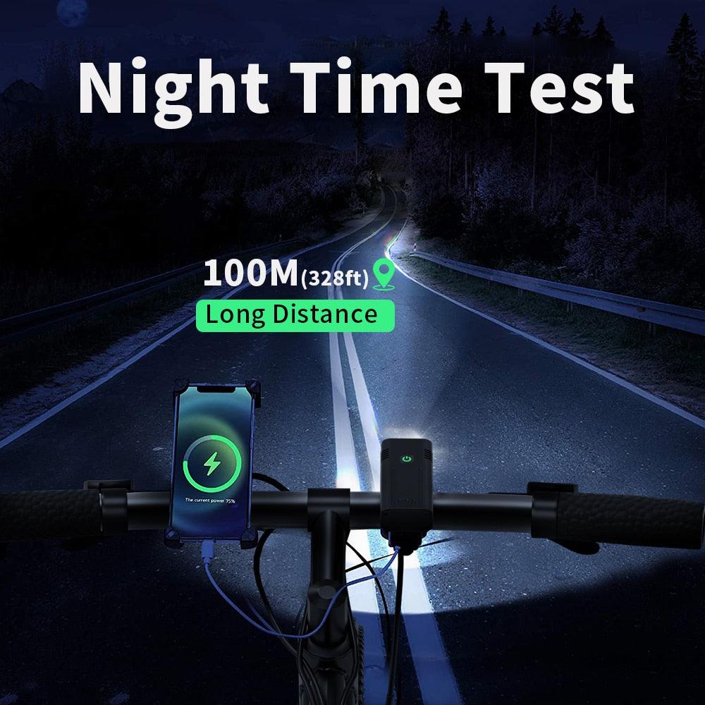 Bike Light Rainproof USB Rechargeable LED Bicycle Light Super Bright Flashlight Rechargeable Bicycle Light Bicycle Front Headlight LED Bike Headlight 3 Light Mode Fits All Bicycles Mountain Road - UrbanCycling.com