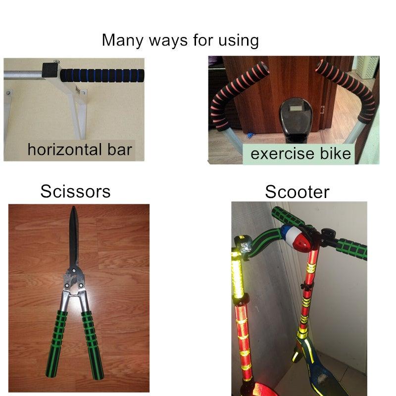 Bike Long Length Bike Racing Bicycle Handle Bar Foam Sponge Grip Cover Non - slip Soft Handlebar Bike Bar Grips Foam Single Bicycle Handle Bar Soft Comfortable Non - Slip Bike Handle Grips For Mountain 12/22cm - UrbanCycling.com