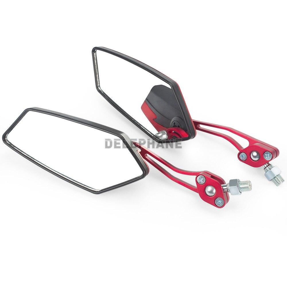 Bike Mirrors HD Blast Resistant Glass Lens Handlebar Mountain Bike Mirrors Adjustable Rotatable Bicycle Rearview Mirrors New Scratch Resistant Convex Lens Universal Adjustable Rotatable Handlebar Glass Lens For Road Mountain - UrbanCycling.com