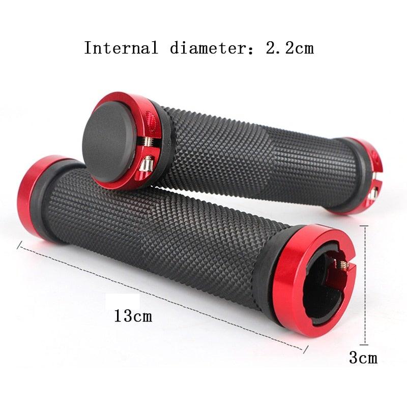 Bike Road Cycling Bicycle Handlebar Cover Grips Soft Rubber Anti - Slip Bike Handle Grip Lock Bar Non - Slip - Rubber Bicycle Handle Grip With Aluminum Lock Bike Grip For Scooter Cruiser Tricycle Wheel Chair Mountain Road Urban Foldable Bike - UrbanCycling.com