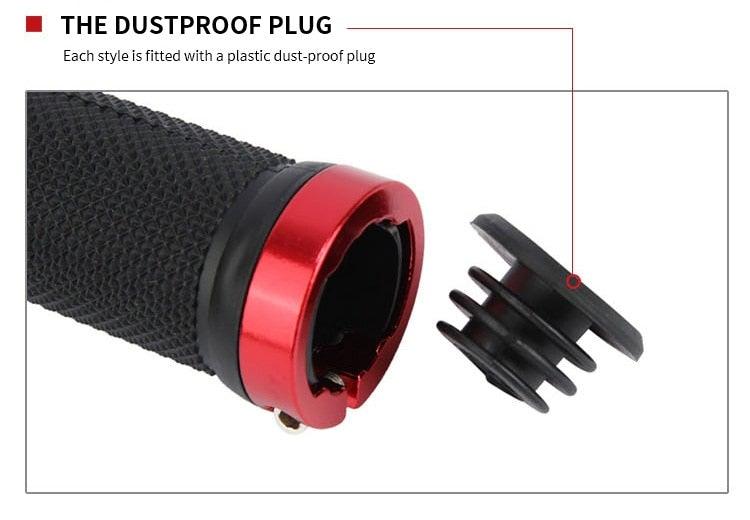 Bike Road Cycling Bicycle Handlebar Cover Grips Soft Rubber Anti - Slip Bike Handle Grip Lock Bar Non - Slip - Rubber Bicycle Handle Grip With Aluminum Lock Bike Grip For Scooter Cruiser Tricycle Wheel Chair Mountain Road Urban Foldable Bike - UrbanCycling.com